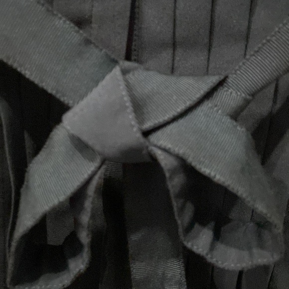 EUC Armani Exchange Pleated Tie Waist Blouse - Size Small - Picture 3 of 5